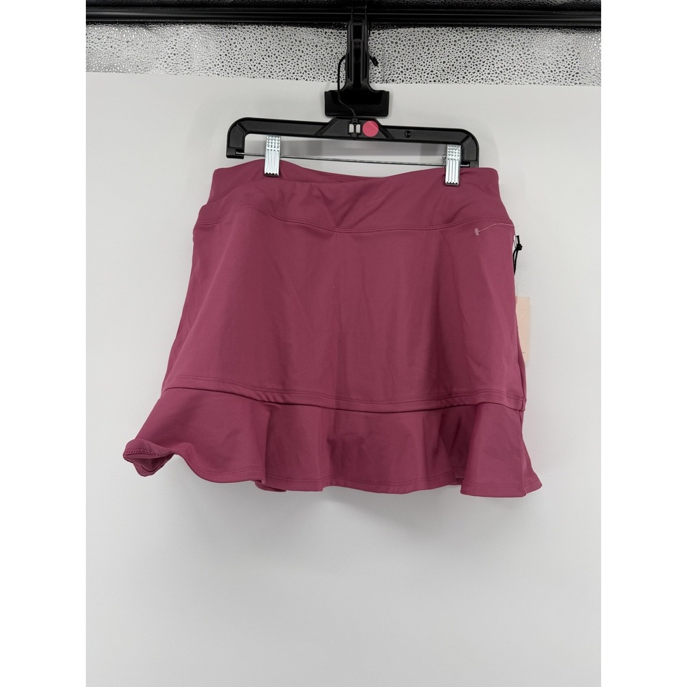 Sincerely Jules Golf Tennis Set Womens Medium Pink Collared Striped Top Skort - Picture 7 of 13